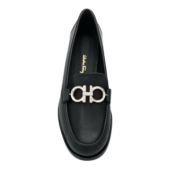 Salvatore Ferragamo Shoes - Salvatore Ferragamo Rolo Moccasin Loafers Reversible Gancini Buckle Size 7.5C